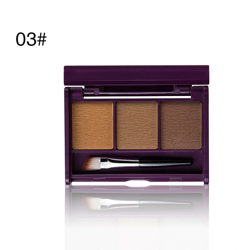 OEM Professional Private Label 3 Colors Waterproof Eyebrow Cake Powder