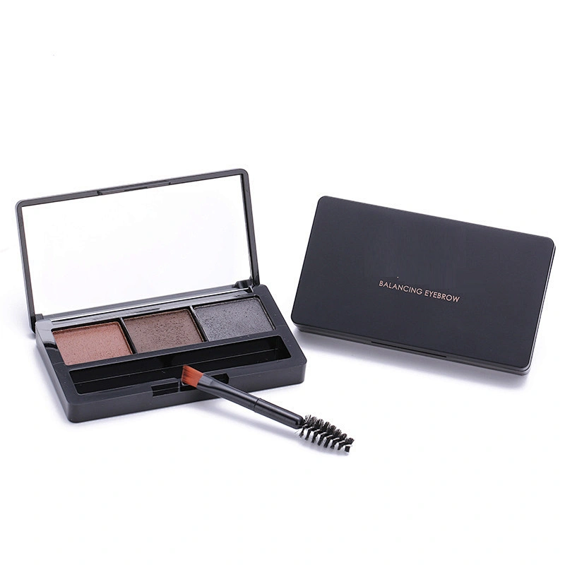 Three Color Wholesale Long-Lasting Brow Powder for Eye Makeup Private Label Waterproof Single Eyebrow