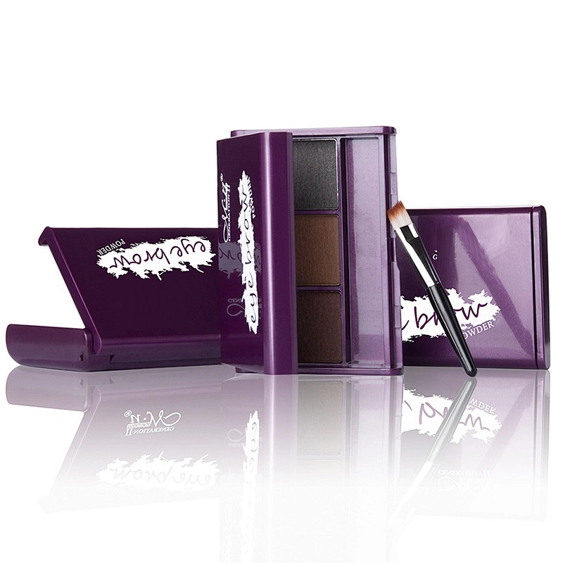 OEM Professional Private Label 3 Colors Waterproof Eyebrow Cake Powder