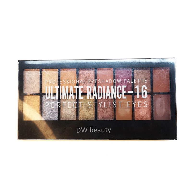 Make Up Eye Shadow Cosmetics Custom Glitter 16 Colors Eye Shadow Palette