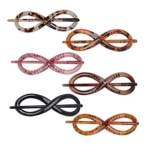 2021 Retro Style Classic Tortoiseshell Color Minimalist Hollow Geometric Hair Pins