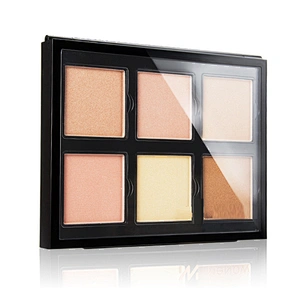 Cosmetics Makeup Wholesale High Pigment Matte 6 pan empty eyeshadow palette cardboard