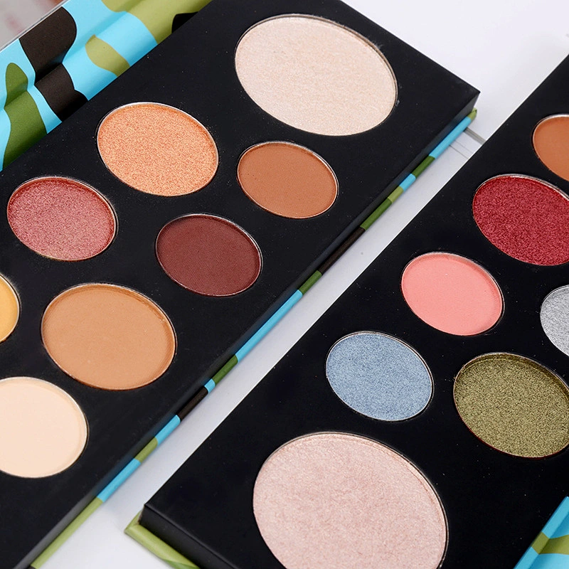 Customized private label high pigmented eye shadow Wholesale make your own eyeshadow palette 9 Colors DIY Eyeshadow Palette