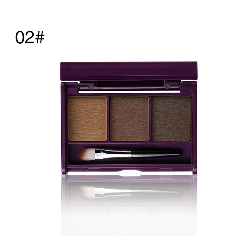 OEM Professional Private Label 3 Colors Waterproof Eyebrow Cake Powder