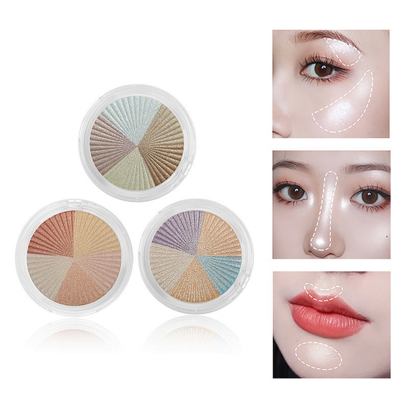High Quality 3D Eyeshadow Portable Wholesale Makeup 12 Color Makeup Round Eye Shadow Palette