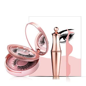 Factory Wholesale Magnetic Eyelashes And Eyeliner Kit Luxury Grade 3D Lashes Mink False Eyelashes Private Label False Eyelashes