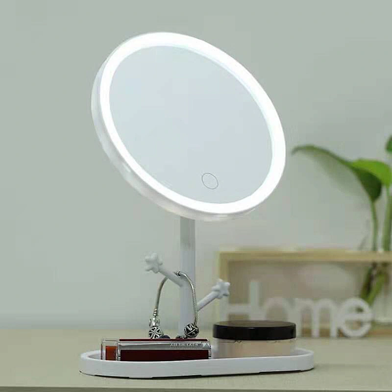 The Fine Quality Portable  Led Makeup PP Mirror Makeup Table with Mirror