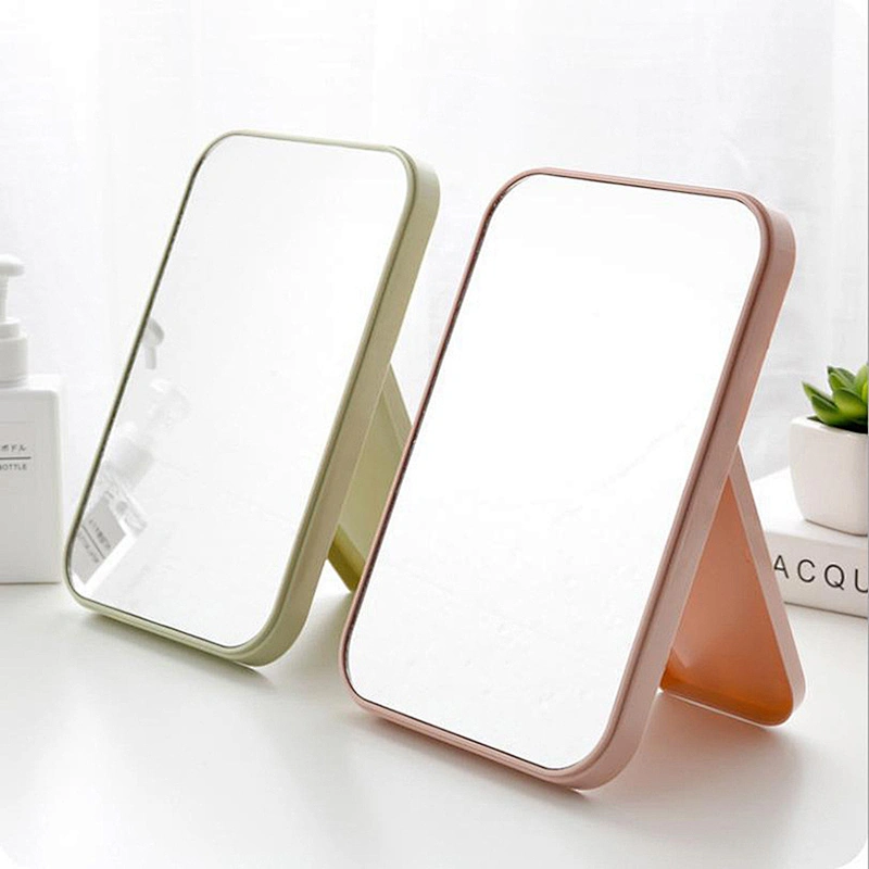 2021 Hot sale Cute Fashion Tools Square Mirror Best Choice For Students Makeup Mirror Cosmetic Mirror With Holder