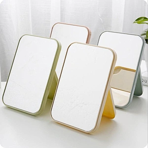 2021 Hot sale Cute Fashion Tools Square Mirror Best Choice For Students Makeup Mirror Cosmetic Mirror With Holder