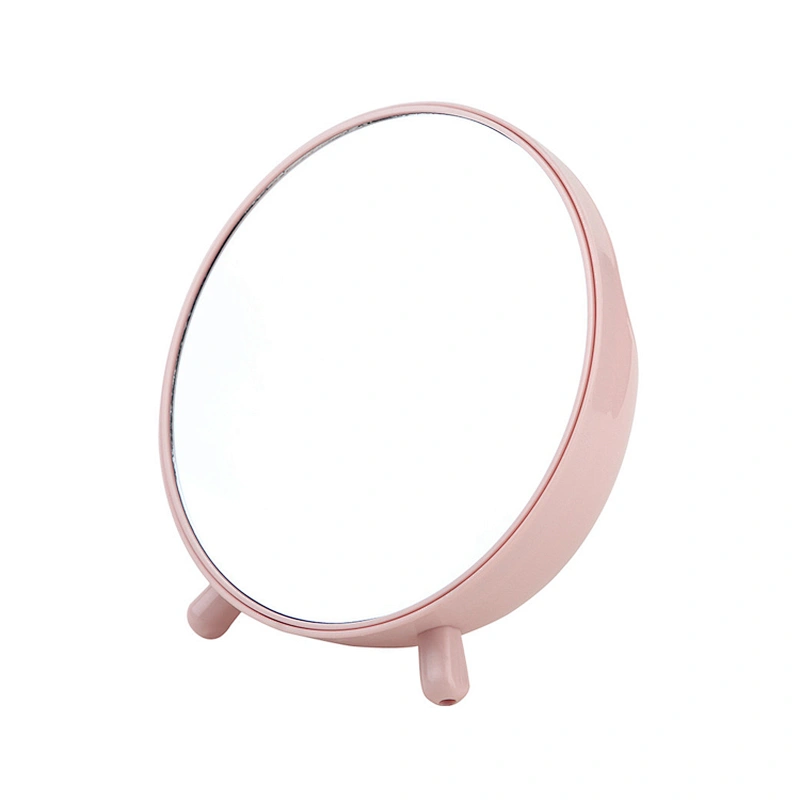 Custom Unique Cosmetic Mirror With Case 2-in-1 Desktop Mirror Makeup Storage Round Mirror