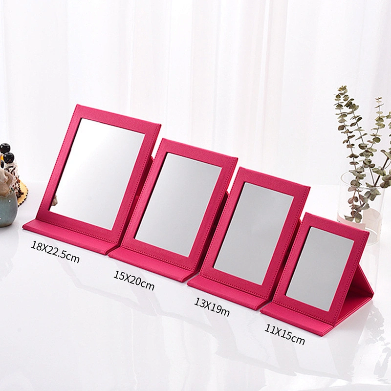 Custom Classic Design Square Makeup Mirror Square Mirror With Holder Even Can Be The Dental Mirror