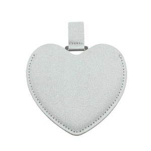 Custom Wholesale Heart-shape Mini Pocket Mirror With Handholder Portable Custom Mirror For Women Girls Hand Mirror