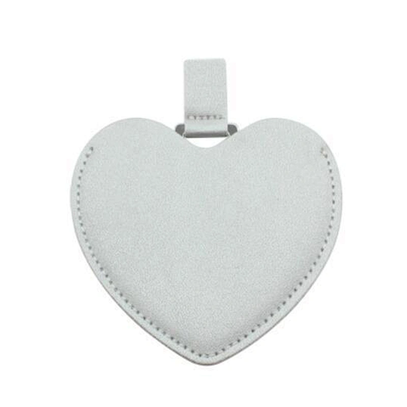Custom Wholesale Heart-shape Mini Pocket Mirror With Handholder Portable Custom Mirror For Women Girls Hand Mirror