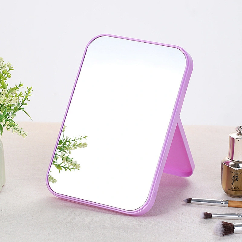 Custom 2021 New Design Fshion Tool Candy Color Foldable Deskup Make up Cosmetic Mirror