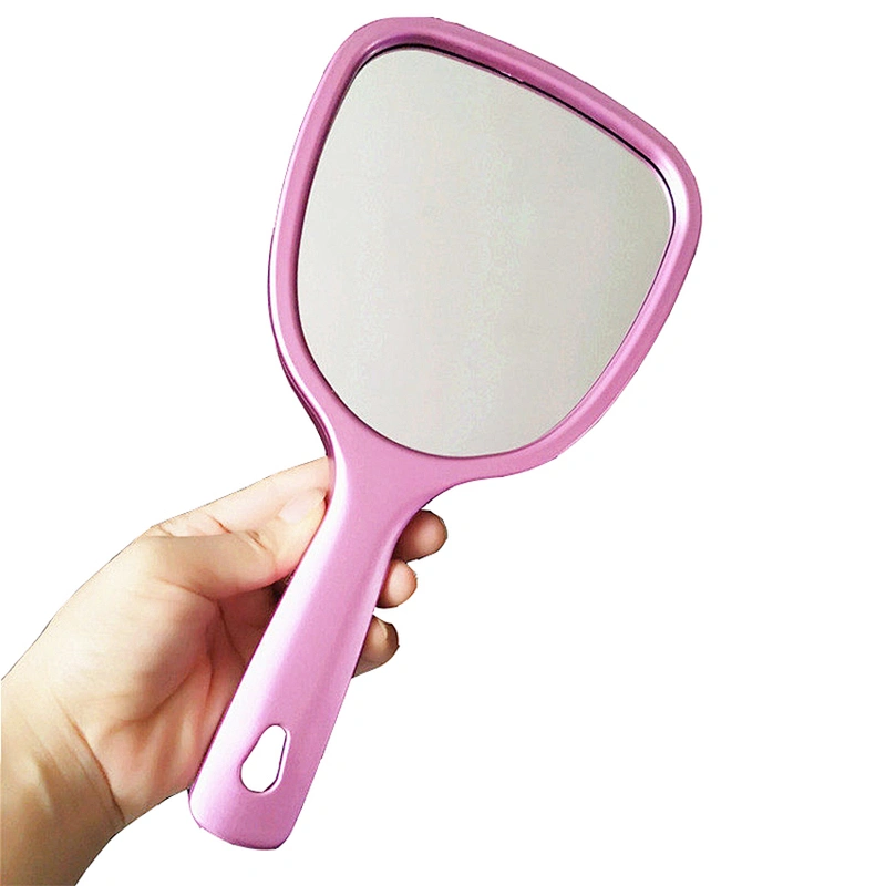 Custom Hot Sale Mini Handheld Mekeup Mirror Different Color Optional Vanity Mirror More Relaxable Dentle Mirror
