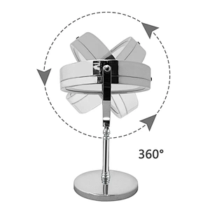 Factory Supply Portable Makeup Stands Desktop Makeup Mirrorwith Light 7 Inch Led Makeup Mirror