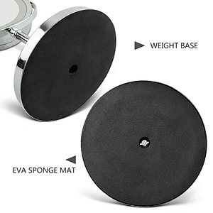 Factory Supply Portable Makeup Stands Desktop Makeup Mirrorwith Light 7 Inch Led Makeup Mirror