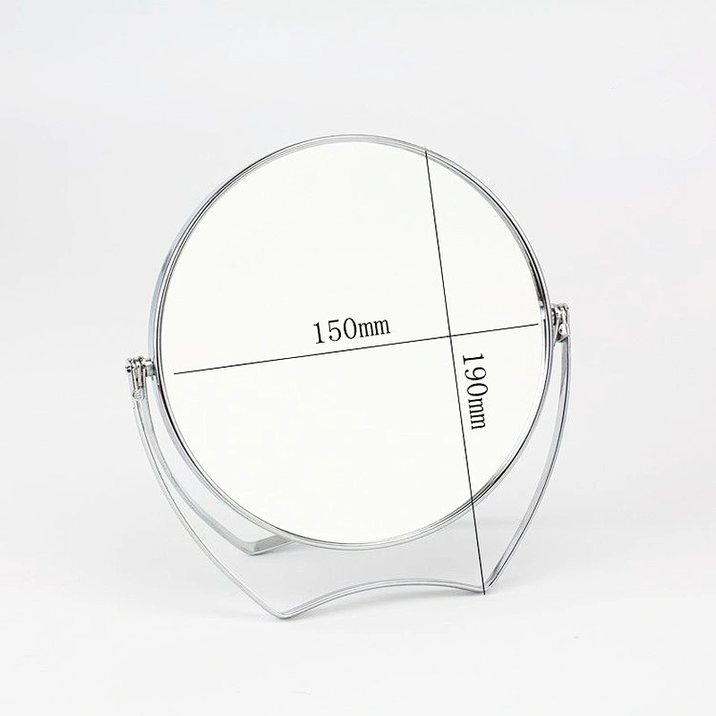 Custom Foldable Metal Frame Goody Aluminum Mirror 2 Sided Makeup Mirror