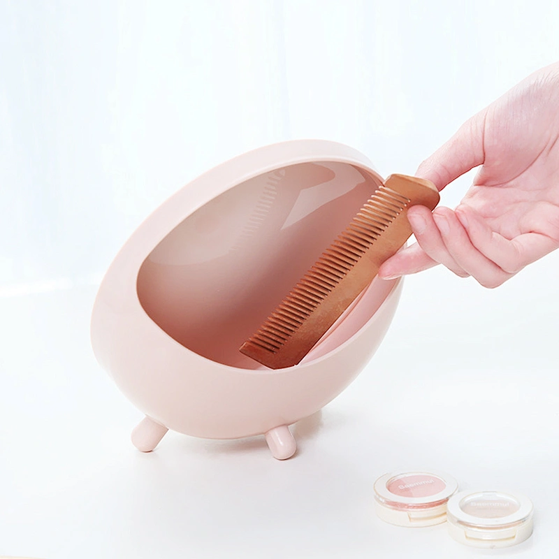 Custom Unique Cosmetic Mirror With Case 2-in-1 Desktop Mirror Makeup Storage Round Mirror