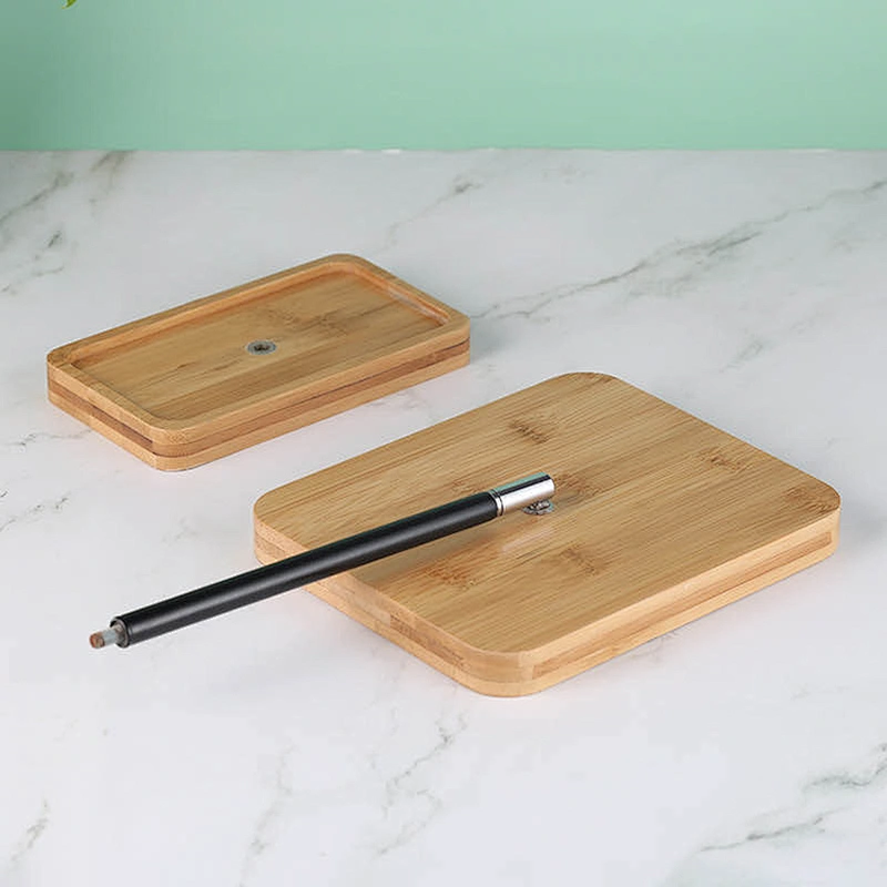 Custom Retro Style Minimalistic Desktop Square Dormitory Japanese Style Makeup Mirror