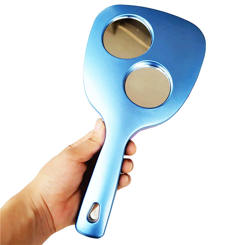 Custom Hot Sale Mini Handheld Mekeup Mirror Different Color Optional Vanity Mirror More Relaxable Dentle Mirror