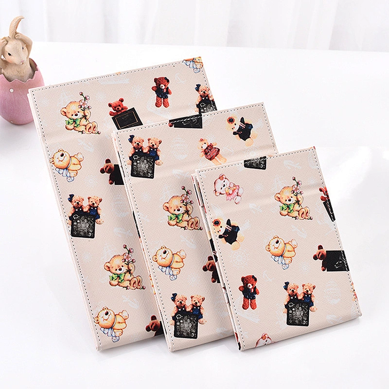 Custom 2021 New Design Cute Pattern Optional Square Cosmetic Mirror Classic Style Desktop Mirror With Holder
