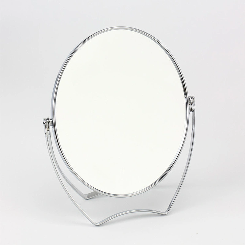 Custom Foldable Metal Frame Goody Aluminum Mirror 2 Sided Makeup Mirror