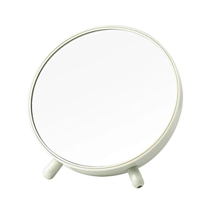 Custom Unique Cosmetic Mirror With Case 2-in-1 Desktop Mirror Makeup Storage Round Mirror