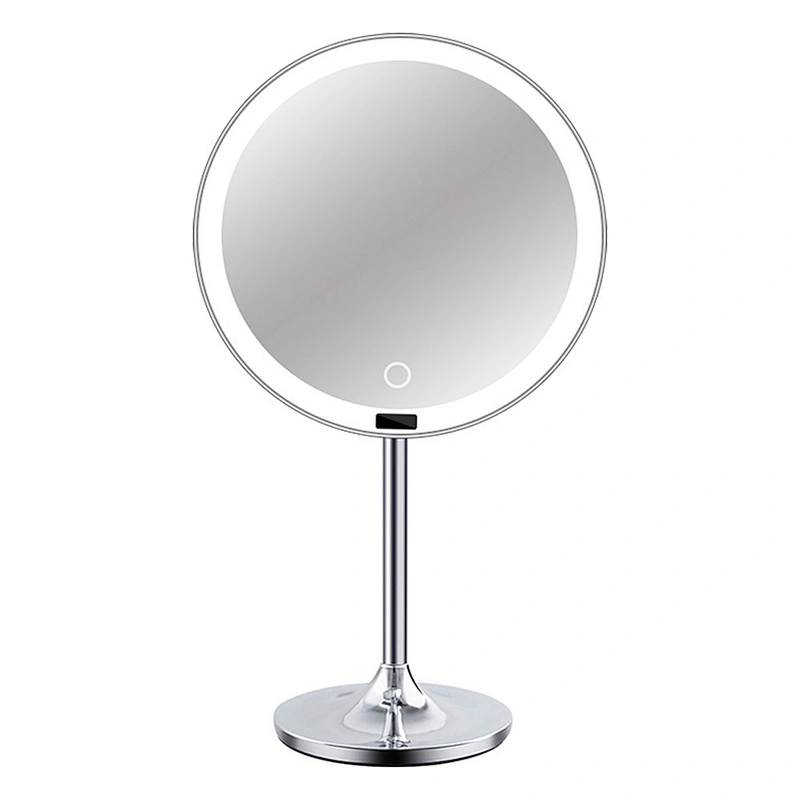 Durable Using Led Desktop Smart Sensor Fill Light Makeup Mirror with Lamp 8.5 Inch Usb Rechargeable Desktop Makeup Mirror