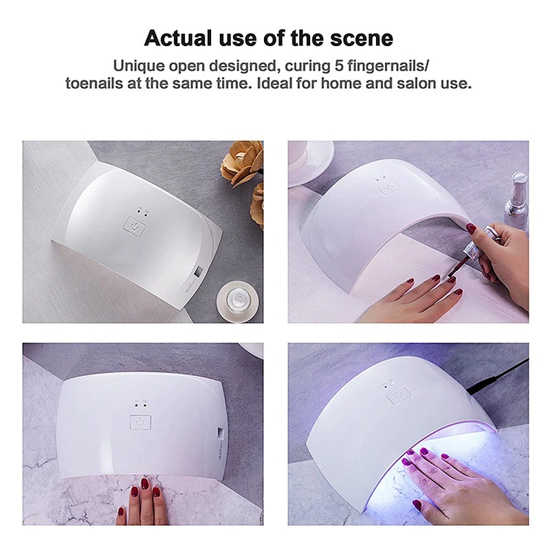 Nail polish curing lamps
