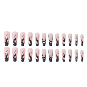 Colour Tip Acrylic Nails