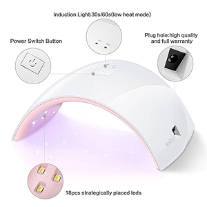 Nail polish curing lamps