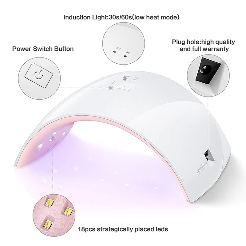 Nail polish curing lamps