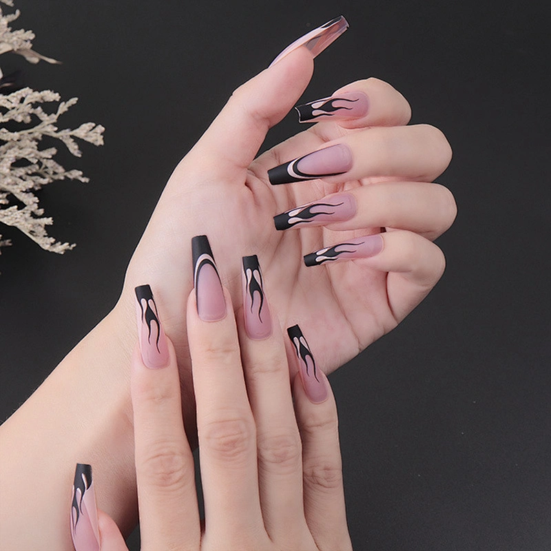 Colour Tip Acrylic Nails