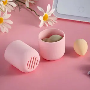 Makeup sponge carrying case
