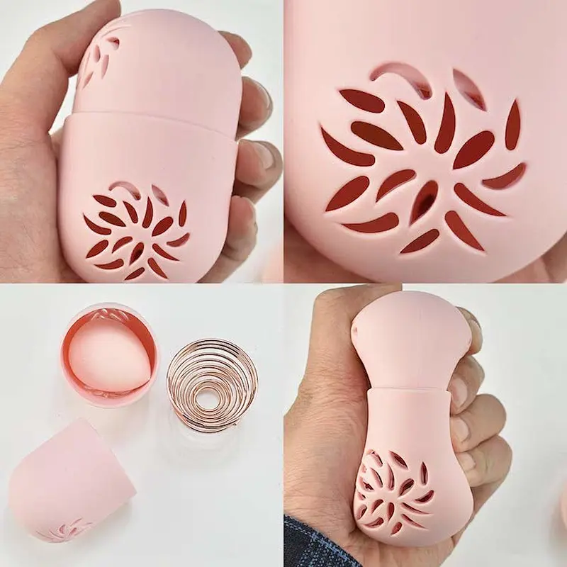 Silicon makeup sponge holder