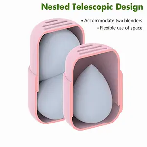 Makeup sponge carrying case