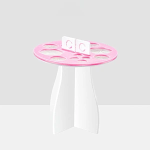 Makeup brush drying rack