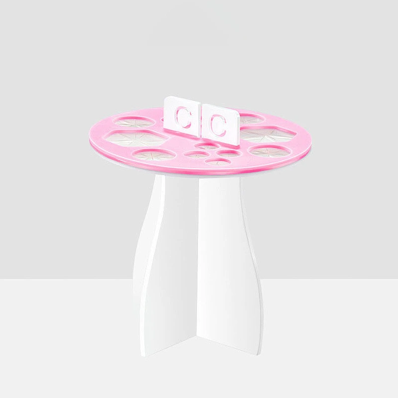 Makeup brush drying rack