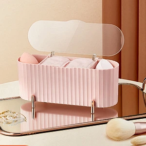 Makeup Storage Stackable Organizer Box for Bathroom Vanity