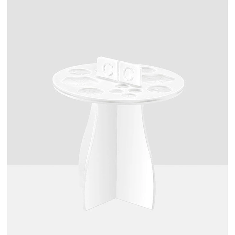 Makeup brush drying rack