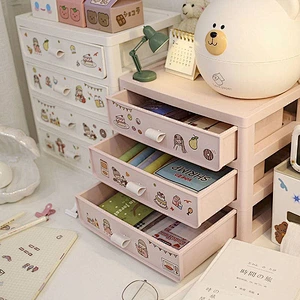 desk cosmetic organizer with drawer