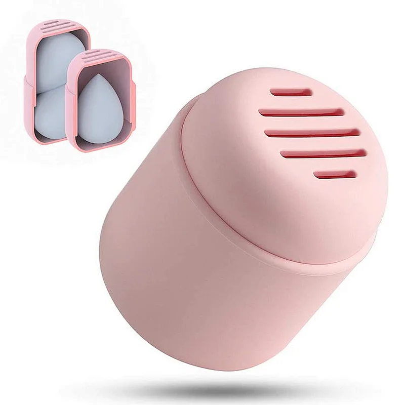 Makeup sponge carrying case