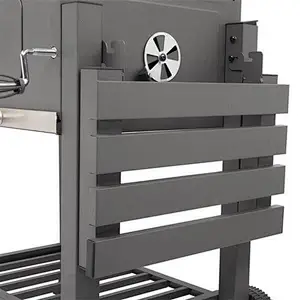 Portable Charcoal Grill Barbecue BBQ Grill, Outdoor Smoker BBQ with Wheels