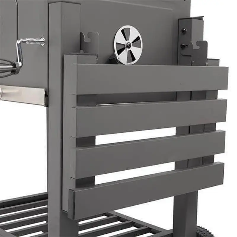 Portable Charcoal Grill Barbecue BBQ Grill, Outdoor Smoker BBQ with Wheels