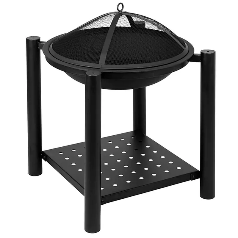 20'' Portable Fire Pit Bowl Metal Wood Burning Bonefire Firepit
