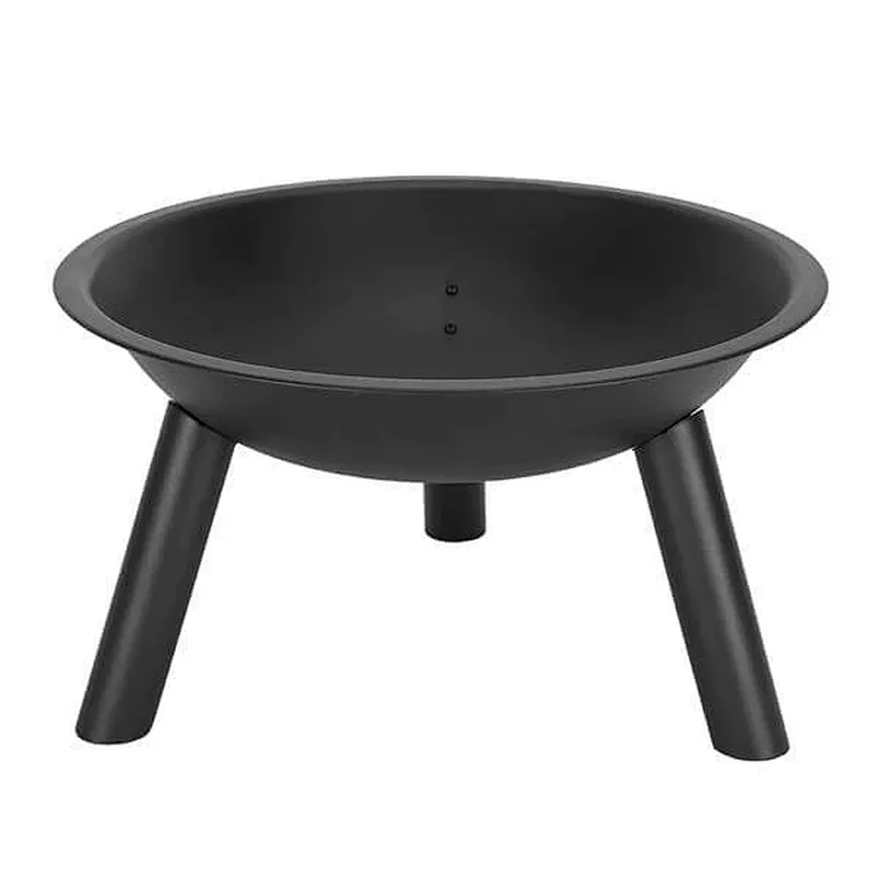 22'' Portable Fire Pit Bowl Patio Metal Wood Burning Bonfire Bowl