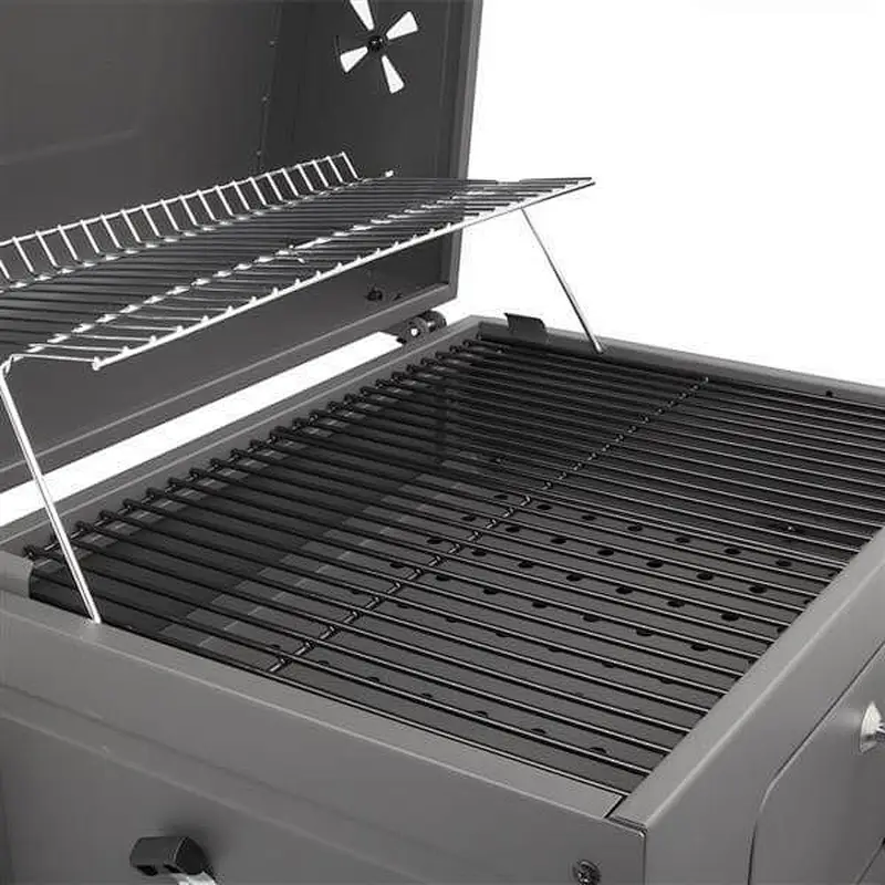 Portable Charcoal Grill Barbecue BBQ Grill, Outdoor Smoker BBQ with Wheels