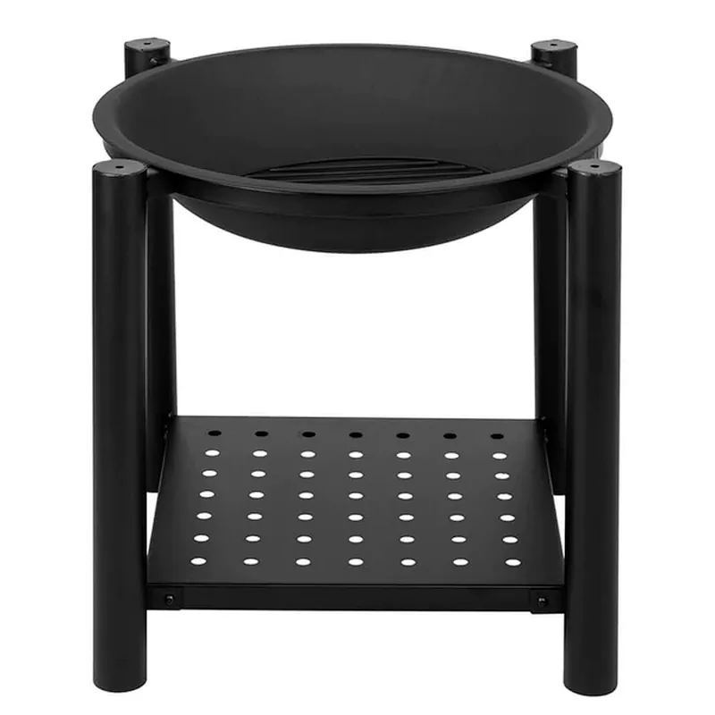20'' Portable Fire Pit Bowl Metal Wood Burning Bonefire Firepit