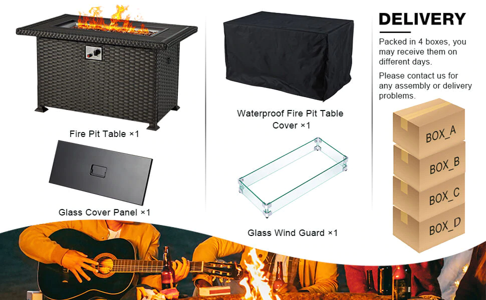 Fire Pit Table Set wholesale manufacturer